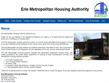 Tablet Screenshot of eriemetrohousing.org